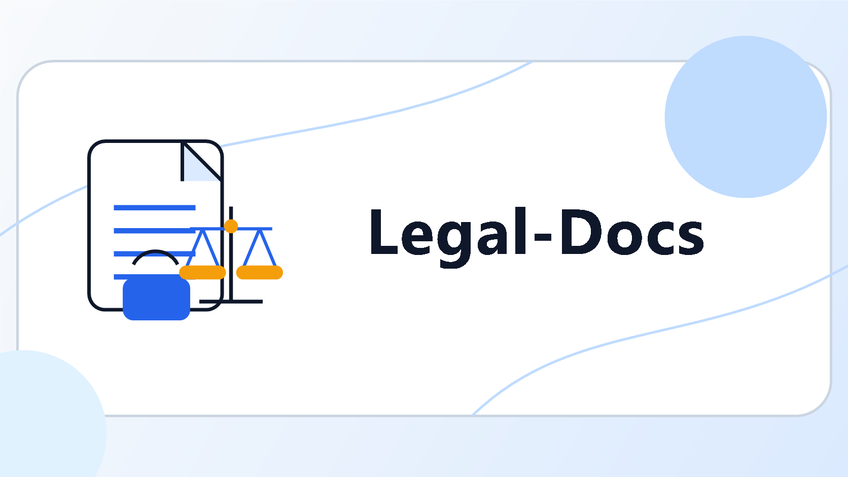 Legal-Docs project infographic preview