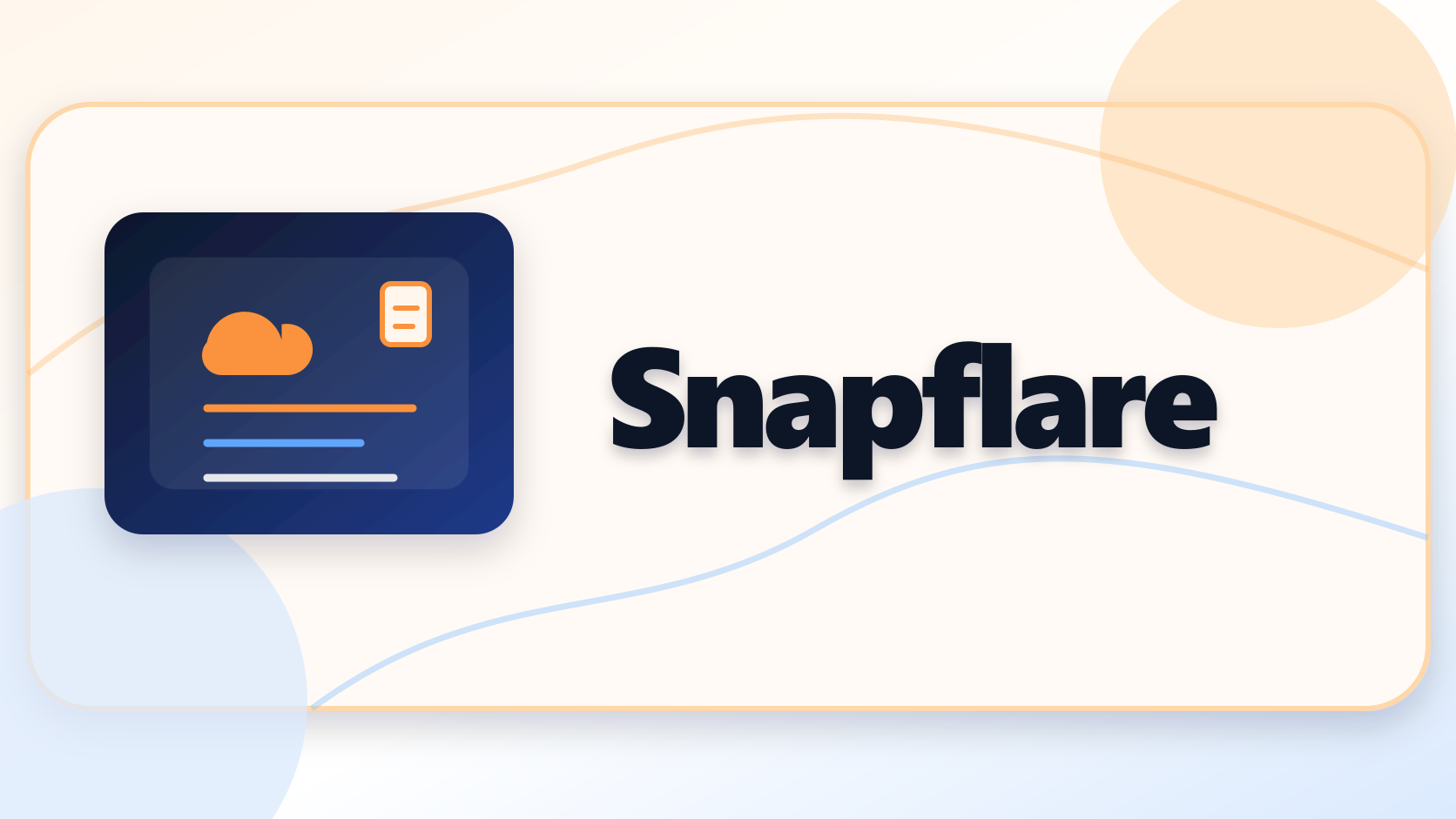 Snapflare project infographic preview